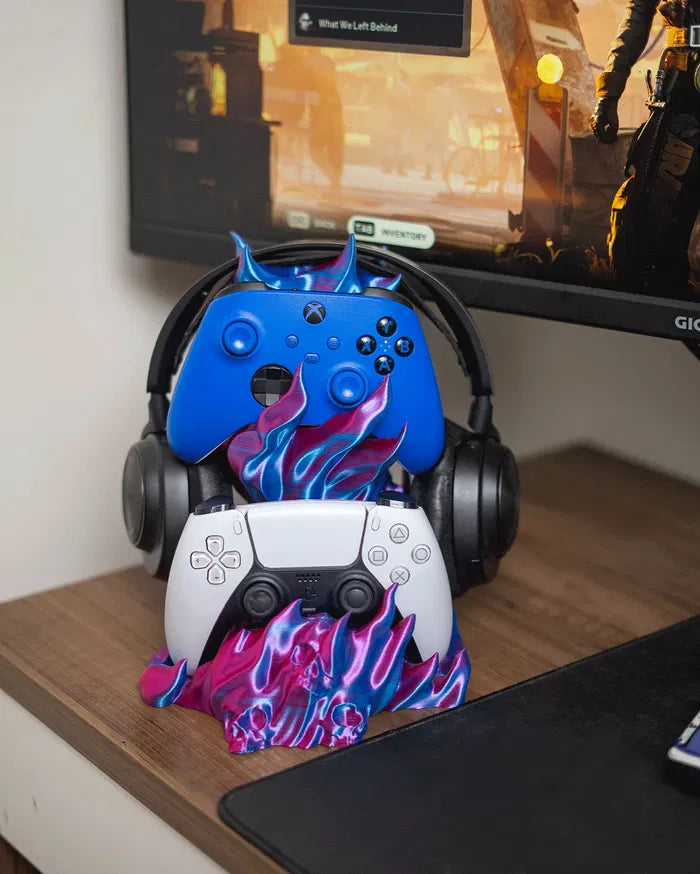 Étui pour lanceur de sorts - Support pour casque et manette