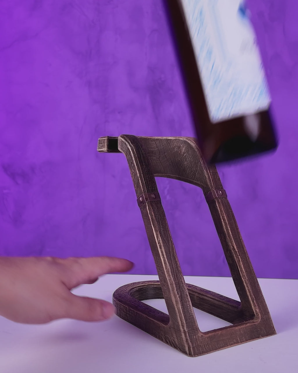 Le Support Imitation Chêne Pour Verres Et Bouteilles De Vin