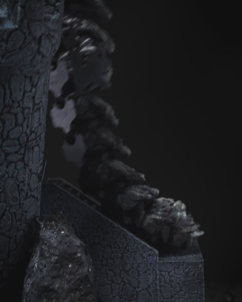 Maman Dragon de pierre