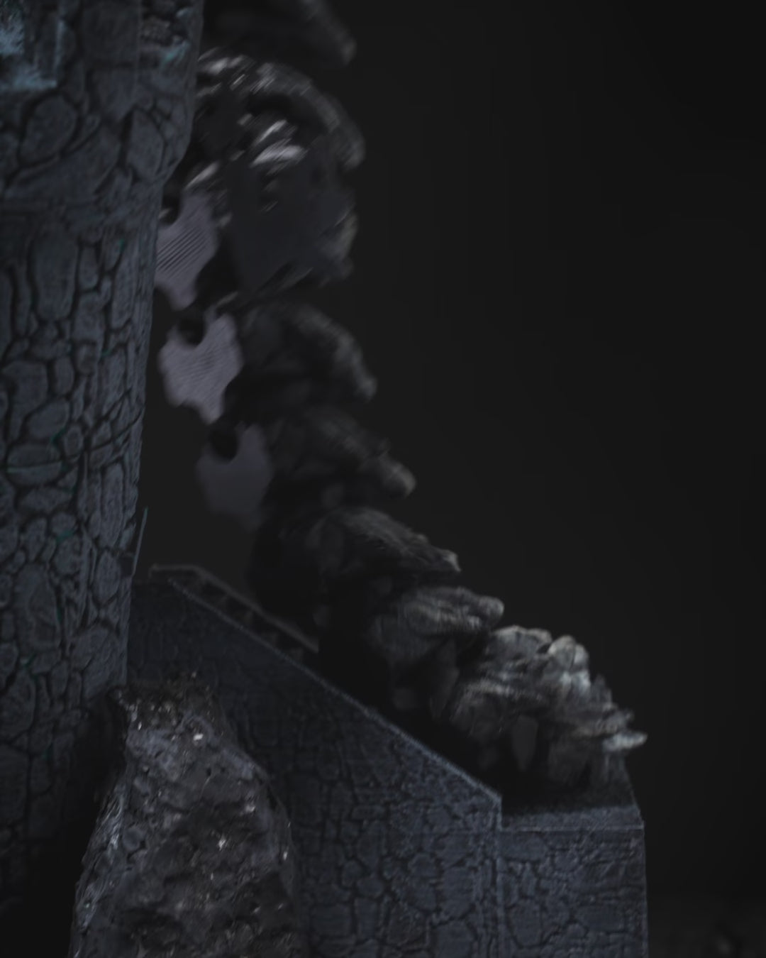 Maman Dragon de pierre